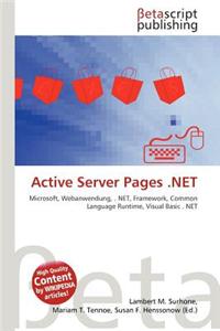 Active Server Pages .Net