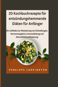 20 Kochbuchrezepte für entzündungshemmende Diäten für Anfänger