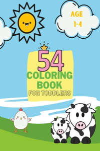 54 Coloring Book for Toddlers