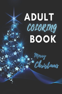 Adult Coloring Book Merry Christmas