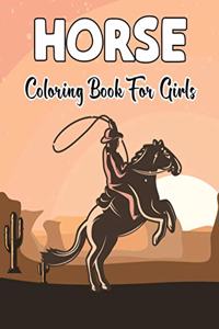 Horse Coloring Book for Girls