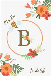 Mrs. Bee B To-Do List