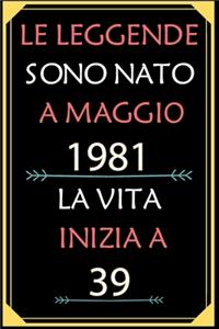 Le Leggende Sono Nato A Maggio 1981 La Vita Inizia A 39