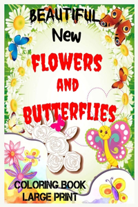 Beautiful New flowers and butterflies