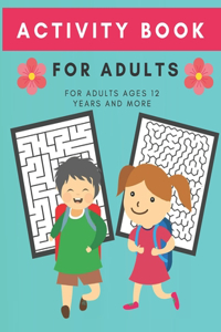 activity book for adults