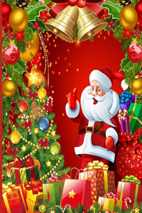Christmas Coloring Book For Adult (Volume-1)