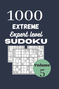 1000 extreme expert level sudoku / volume 5