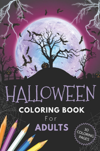 Halloween Coloring Book for Adults