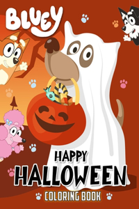 Bluey Happy Halloween Coloring Book