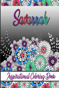 Savannah Inspirational Coloring Book