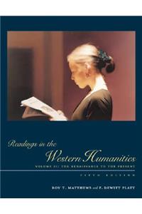 Readings in the Western Humanities, Volume 2