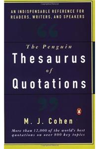 The Penguin Thesaurus of Quotations (Reference)