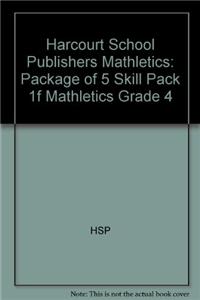 Harcourt School Publishers Mathletics: Package of 5 Skill Pack 1f Mathletics Grade 4