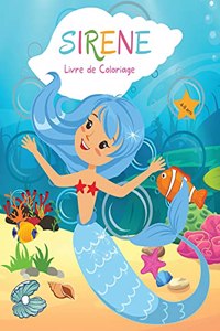 Sirènes Livre de Coloriage