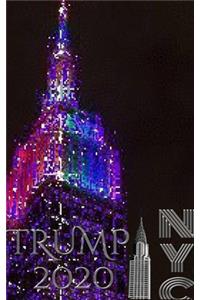 Trump-2020 NYC writing Drawing Journal.