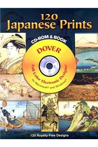 120 Japanese Prints CD-ROM and Book