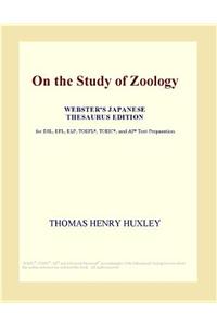 On the Study of Zoology (Webster's Japanese Thesaurus Edition)
