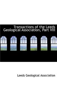 Transactions of the Leeds Geological Association, Part VIII