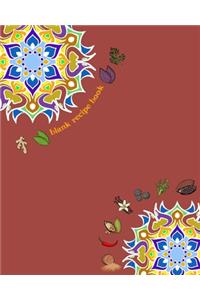 Blank Recipe Book