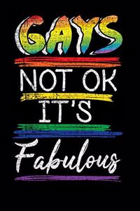 Gays Not Ok It's Fabulous