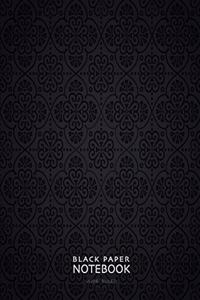 Black Paper Notebook Wide Ruled