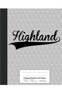 College Ruled Line Paper