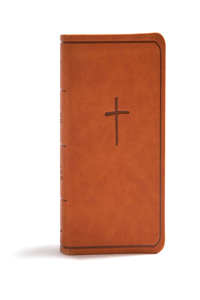 CSB On-The-Go Bible, Ginger Leathertouch