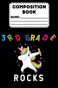 Composition Book 3rd Grade Rocks