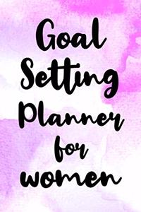 Goal Setting Planner for Women