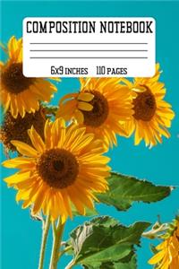 Composition Notebook 6x9 110 Pages