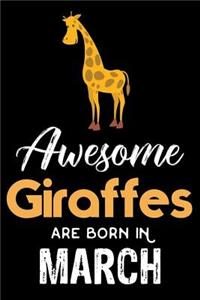 Awesome Giraffes Are Born in March