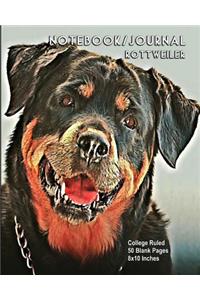 Notebook/Journal Rottweiler