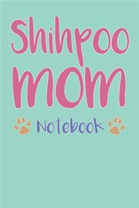 Shihpoo Mom Composition Notebook of Shih Tzu Poodle Dog Mom Journal