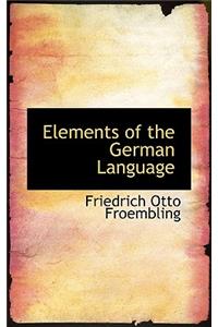 Elements of the German Language
