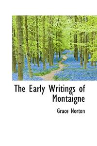 The Early Writings of Montaigne