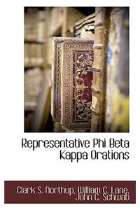 Representative Phi Beta Kappa Orations