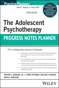 Adolescent Psychotherapy Progress Notes Planner