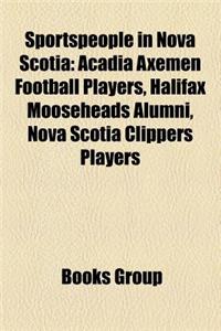 Sportspeople in Nova Scotia