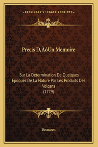 Precis D'Un Memoire
