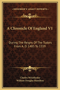 A Chronicle Of England V1