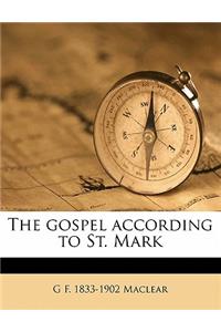 Gospel According to St. Mark