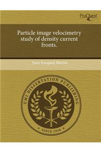Particle Image Velocimetry Study of Density Current Fronts