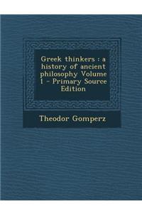 Greek Thinkers