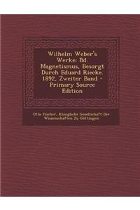 Wilhelm Weber's Werke