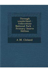 Through Wonderland: Yellowstone National Park - Primary Source Edition