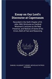 Essay on Our Lord's Discourse at Capernaum