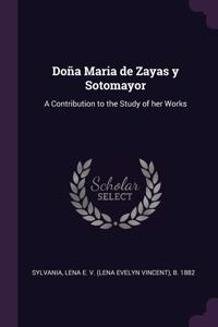 Doña Maria de Zayas y Sotomayor