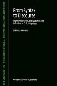 From Syntax to Discourse