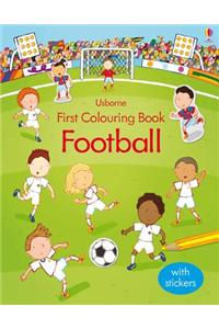 First Colouring Book Football