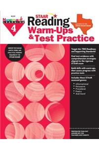 Staar: Reading Warm Ups and Test Practice G4 Workbook